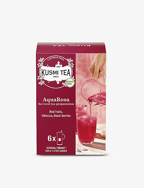 KUSMI TEA: AquaRosa organic tea bags 48g