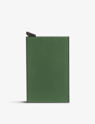 Secrid Card Protector Metal Cardholder In Green