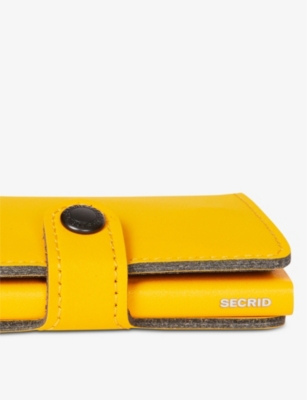 SECRID: Miniwallet faux-leather and metal wallet