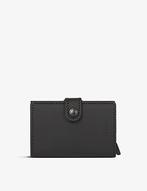 SECRID: Miniwallet leather and aluminium wallet