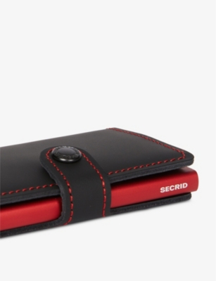 SECRID: Miniwallet leather and aluminium wallet