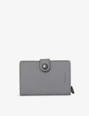 oppervlakte Overtekenen schroot Secrid Miniwallet Leather And Aluminium Wallet In Cool Grey | ModeSens