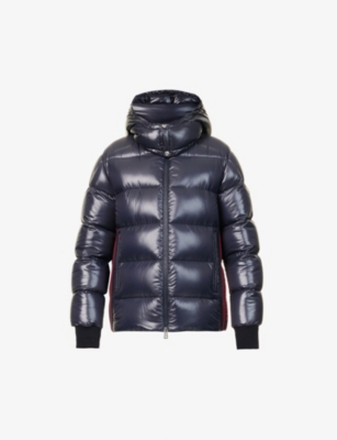high collar puffer coat