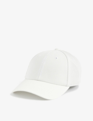 MONCLER LOGO-EMBROIDERED CURVED-BRIM COTTON-TWILL BASEBALL CAP,57929836