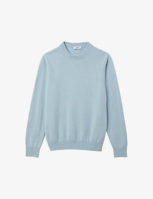 SANDRO: Classic wool and cashmere-blend jumper