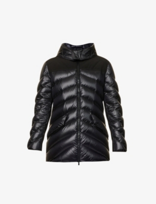 Moncler Bailletta Quilted Regular-fit Shell-down Jacket In Black