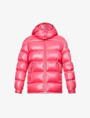 MONCLER MONCLER WOMEN'S PINK MAIRE QUILTED SHELL-DOWN JACKET,57948929