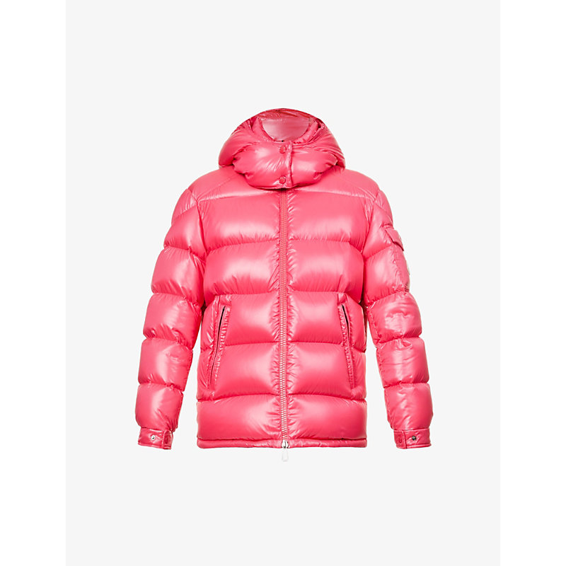 MONCLER MONCLER WOMEN'S PINK MAIRE QUILTED SHELL-DOWN JACKET,57948929