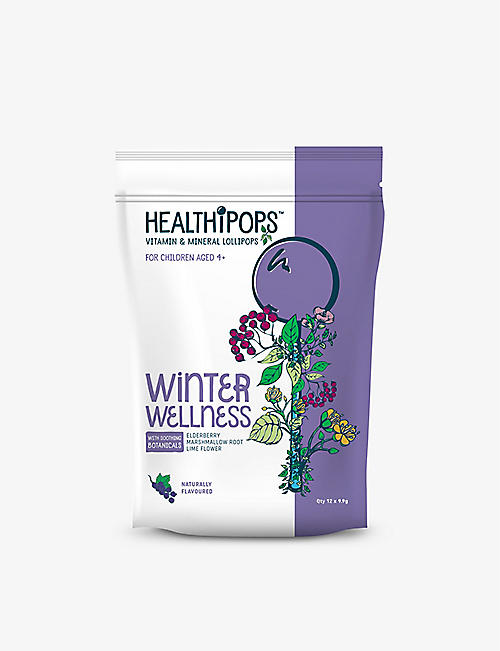 HEALTHIPOPS: Winter Wellness vitamin and mineral-enhanced lollipops pack of 12
