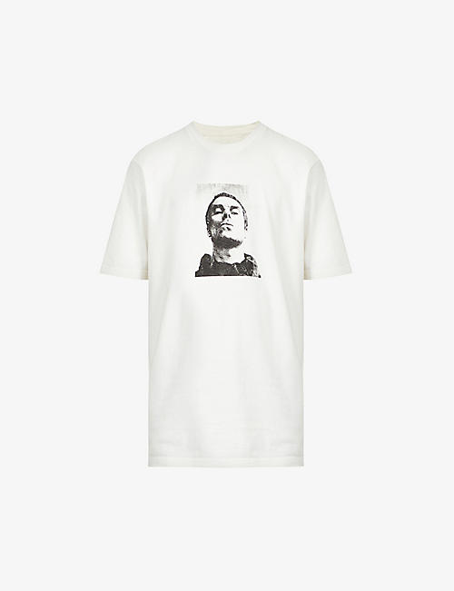 LIAM GALLAGHER: Liam Gallagher x C.P. Company graphic-print cotton-jersey T-shirt