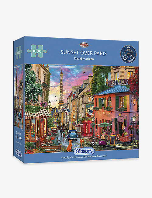 PUZZLES: Sunset Over Paris 1000-piece jigsaw puzzle