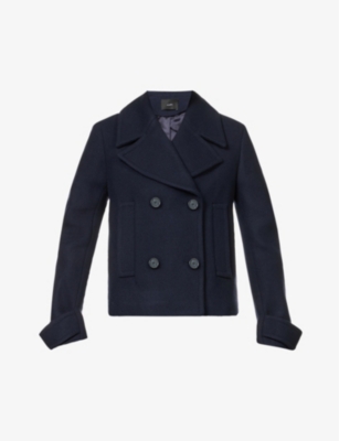 JOSEPH: Dove wool-blend coat