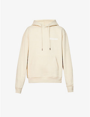 JACQUEMUS: Le Sweatshirt logo-embroidered organic-cotton hoody
