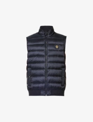 Circuit appliqué-logo regular-fit shell-down gilet