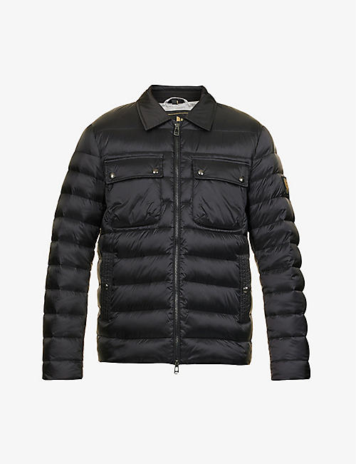 BELSTAFF: Tour quilted shell-down jacket