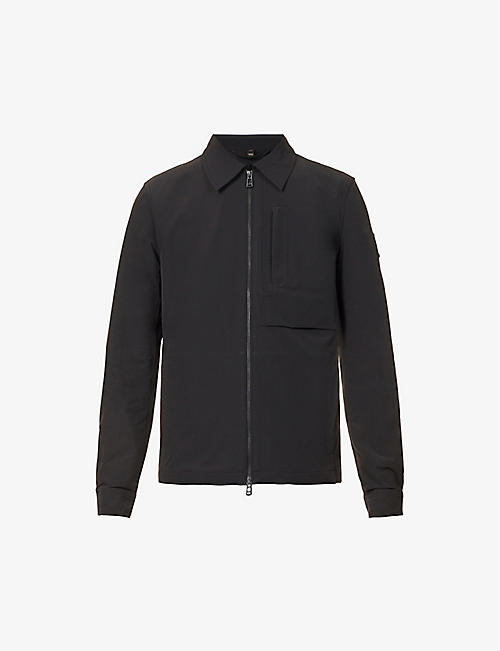 BELSTAFF: Grover point-collar regular-fit stretch-woven jacket