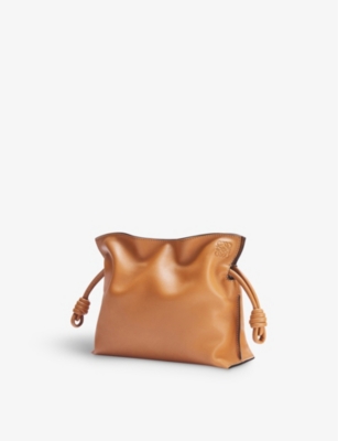 LOEWE Flamenco mini leather clutch bag