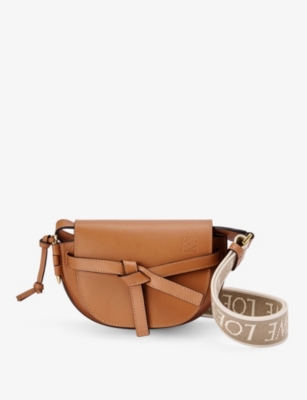 LOEWE Gate Dual brand-debossed leather cross-body bag