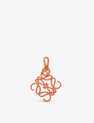 LOEWE: Anagram brass and stainless steel charm