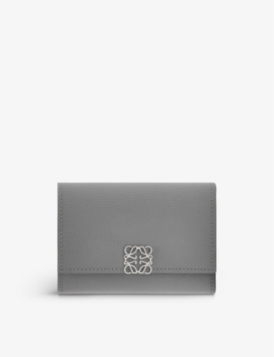 LOEWE: Anagram small grained-leather wallet