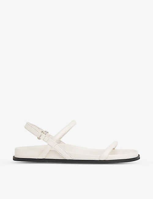 WHISTLES: Shelby padded sling-back leather sandals