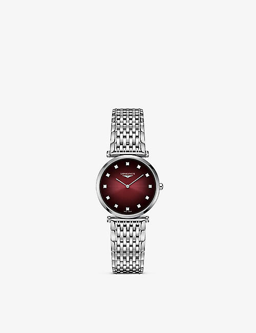 LONGINES: L45124916 La Grande Classique stainless-steel quartz watch