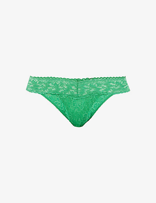 HANKY PANKY: Signature mid-rise lace thong
