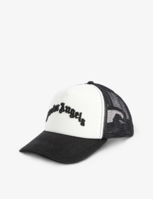 PALM ANGELS: Logo-appliqué mesh cap