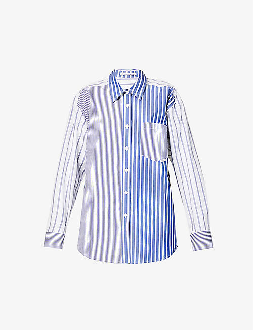ALEXANDER WANG: Relaxed-fit striped cotton shirt