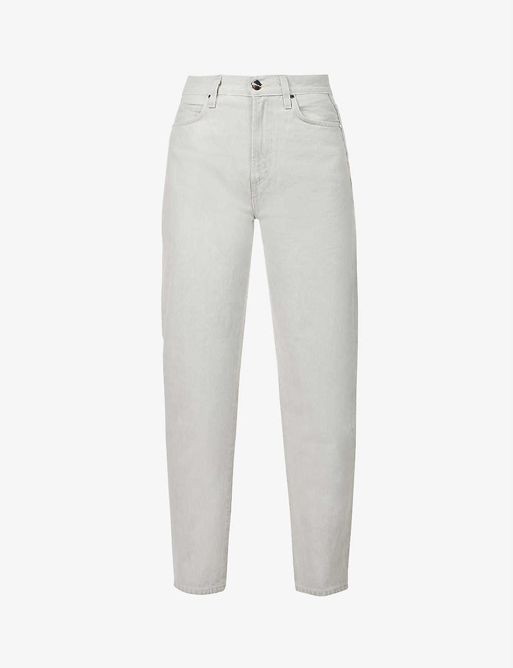 Selfridges & Co Women Clothing Jeans Straight Jeans The Peg tapered-leg mid-rise jeans 