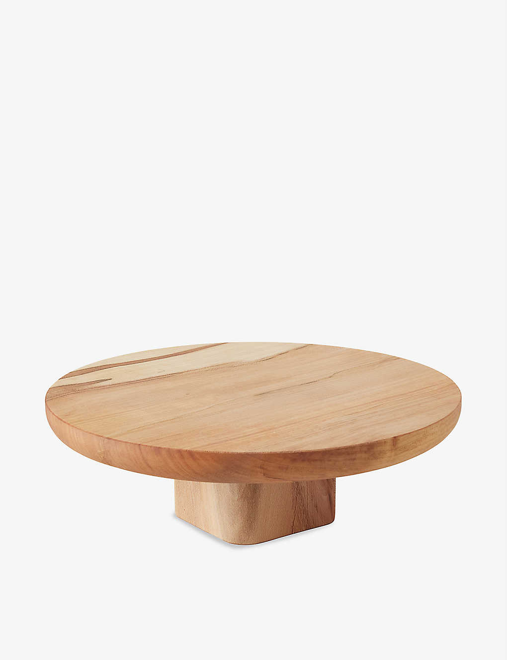 Goldfinger Grained Limited-edition Upcycled-wood Cake Stand 38cm