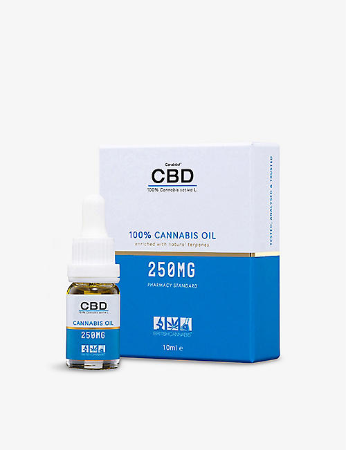 BRITISH CANNABIS: 100% Cannabis CBD oil 250mg