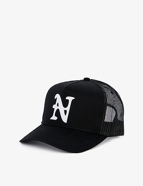 NAHMIAS: Logo brand-appliquéd cotton-blend baseball cap