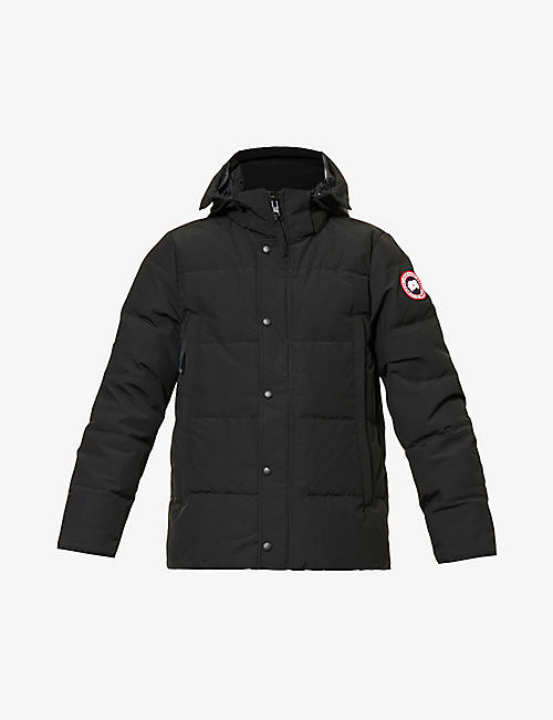 CANADA GOOSE: Wyndham padded shell-down hooded parka jacket