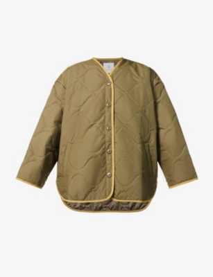 ANINE BING Paddington quilted shell jacket Selfridges