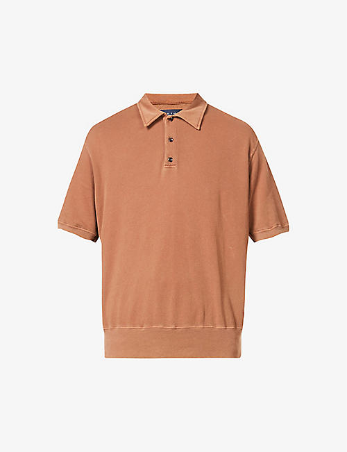 LES TIEN: Relaxed-fit cotton polo shirt