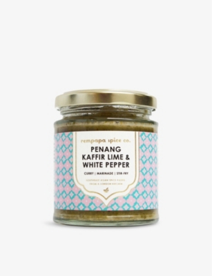 CONDIMENTS & PRESERVES: Rempapa Spice Co. Penang Kaffir Lime & White Pepper spice paste 180g