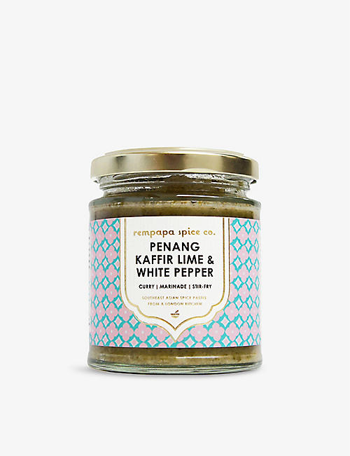CONDIMENTS & PRESERVES: Rempapa Spice Co. Penang Kaffir Lime & White Pepper spice paste 180g