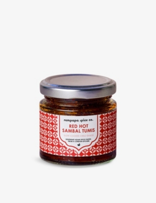 CONDIMENTS & PRESERVES: Rempapa Spice Co. Red Hot Sambal Tumis spice paste 100g