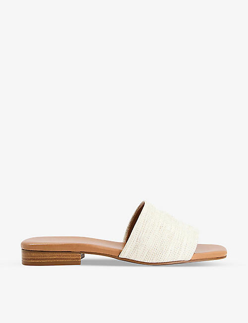DUNE: Lilyana one-strap leather sandals