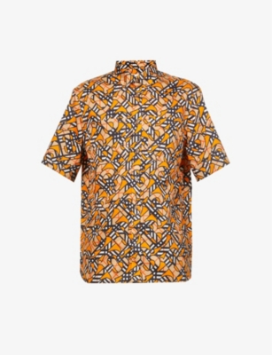 The best selling] Hermes Monogram Full Print Hawaiian Shirt Beach