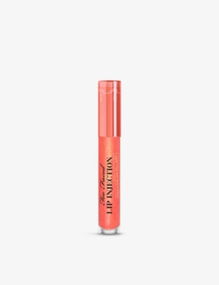 Shop Too Faced Lip Injection Maximum Plump Lip Gloss 4ml In Coral Orange