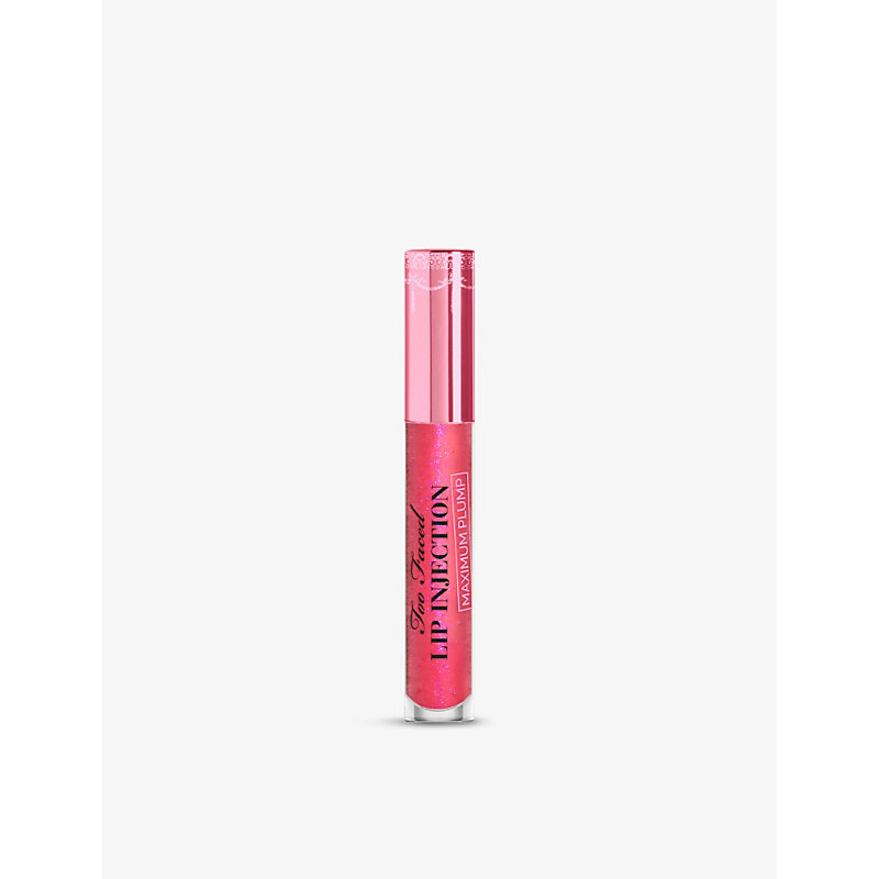 Shop Too Faced Lip Injection Maximum Plump Lip Gloss 4ml In Red Pink