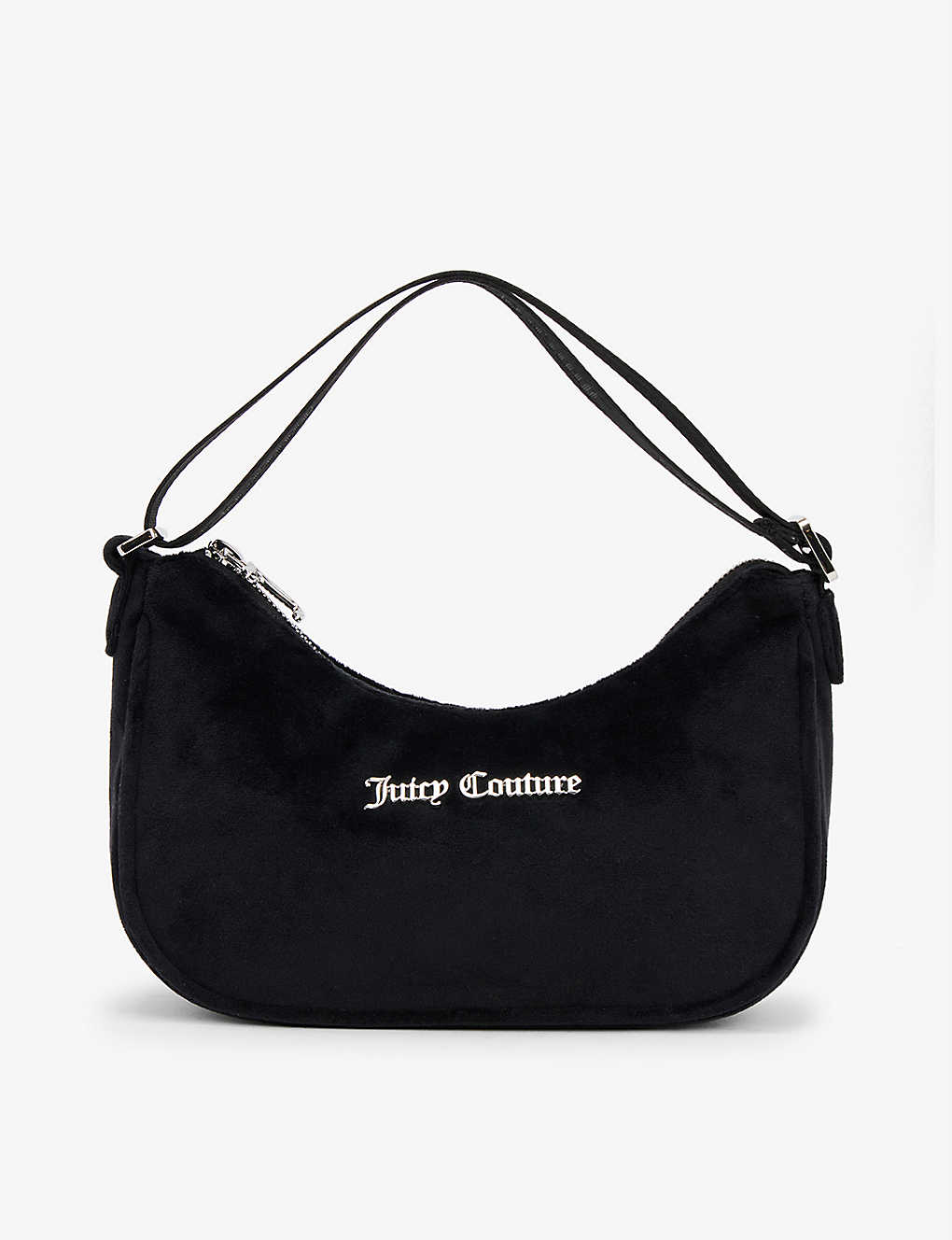 Juicy Couture Kendra Velour Shoulder Bag In Black
