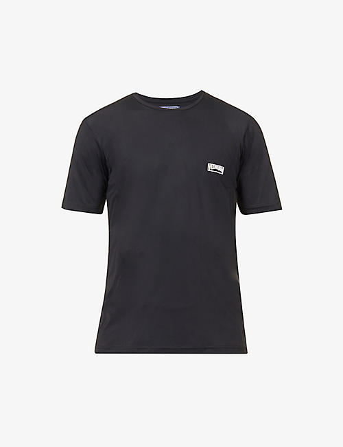 VILEBREQUIN: Brand-patch crewneck stretch-jersey T-shirt