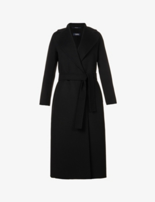 S MAX MARA: Poldo belted relaxed-fit wool coat