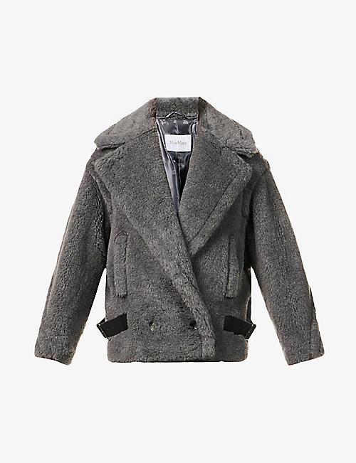 MAX MARA: Rosita double-breasted alpaca, wool and silk-blend jacket