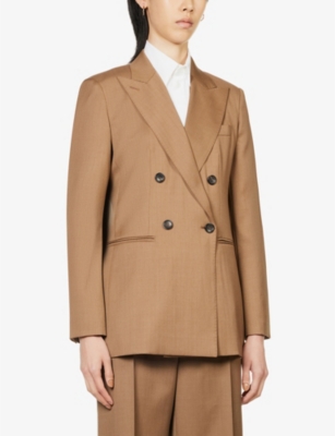 MAX MARA Abissi double-breasted regular-fit wool blazer