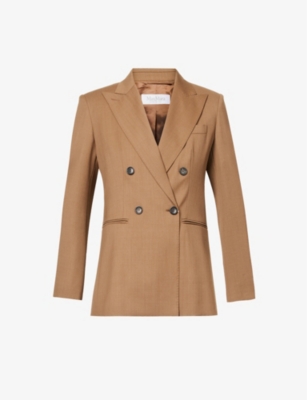 MAX MARA Abissi double-breasted regular-fit wool blazer