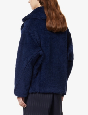 MAX MARA Caserta fleece-textured wool and silk-blend jacket